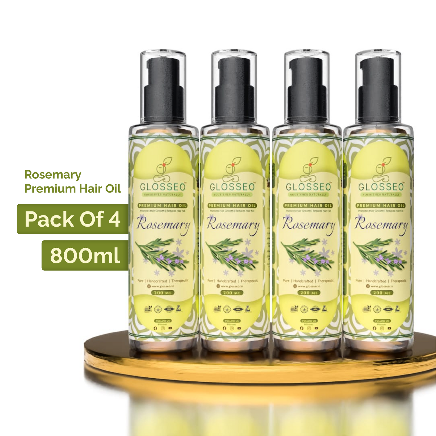 Rosemary premium hair oil (Family Combo)