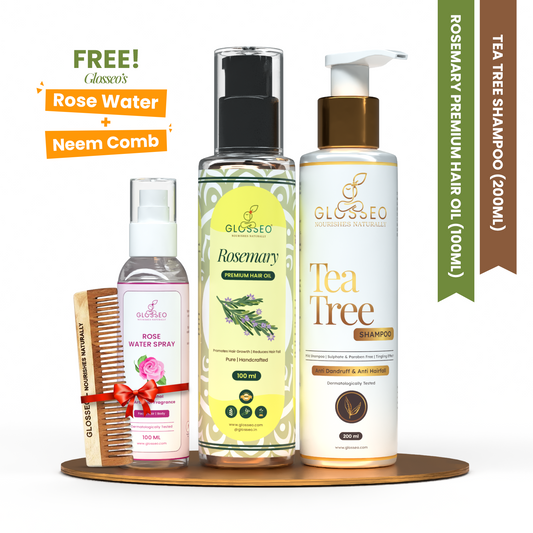 Rosemary Premium Hair Oil + Tea Tree Shampoo 200 ml