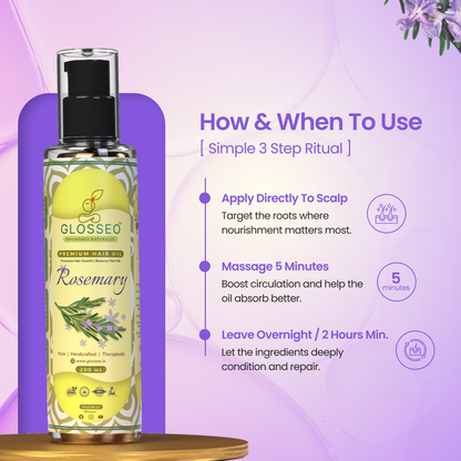 Rosemary Premium Hair Oil - 200ml