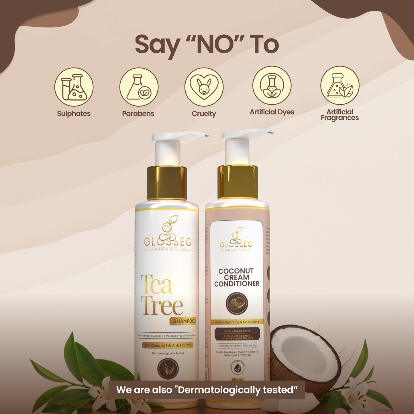 Tea Tree Shampoo + Coconut Cream Conditioner