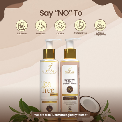 Tea Tree Shampoo + Coconut Cream Conditioner