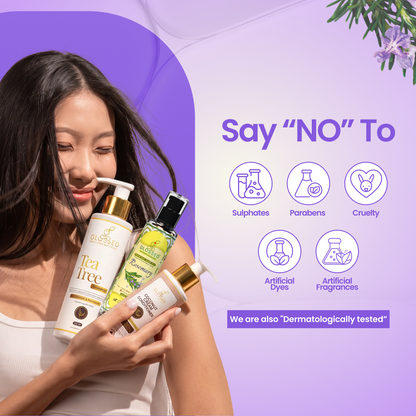 Hair Care Kit - Hair Oil + Shampoo + Conditioner (200 ml + 200 ml + 200 ml)