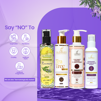 Premium Hair Care Kit (Hair Oil + Shampoo + Conditioner + Hair Growth Spray (200 ml + 200 ml + 200 ml + 100 ml)