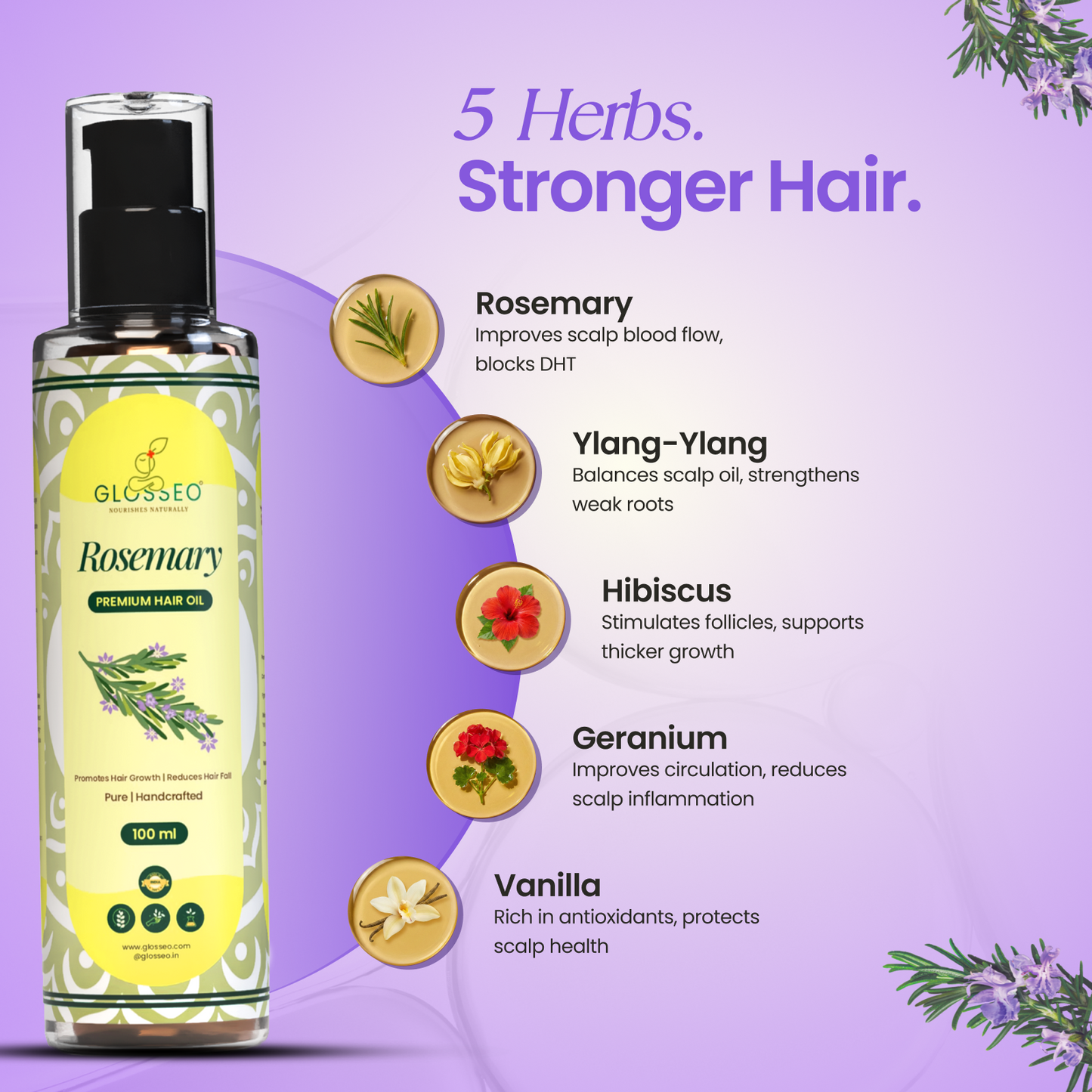 Rosemary Premium Hair Oil - 100 ml