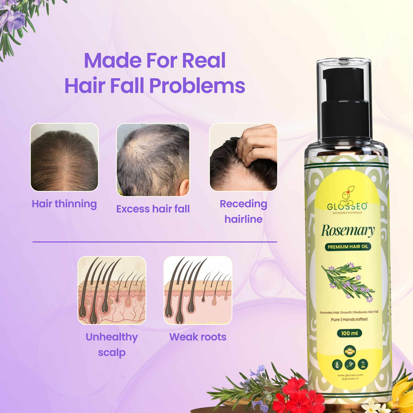 Rosemary Premium Hair Oil - 100 ml