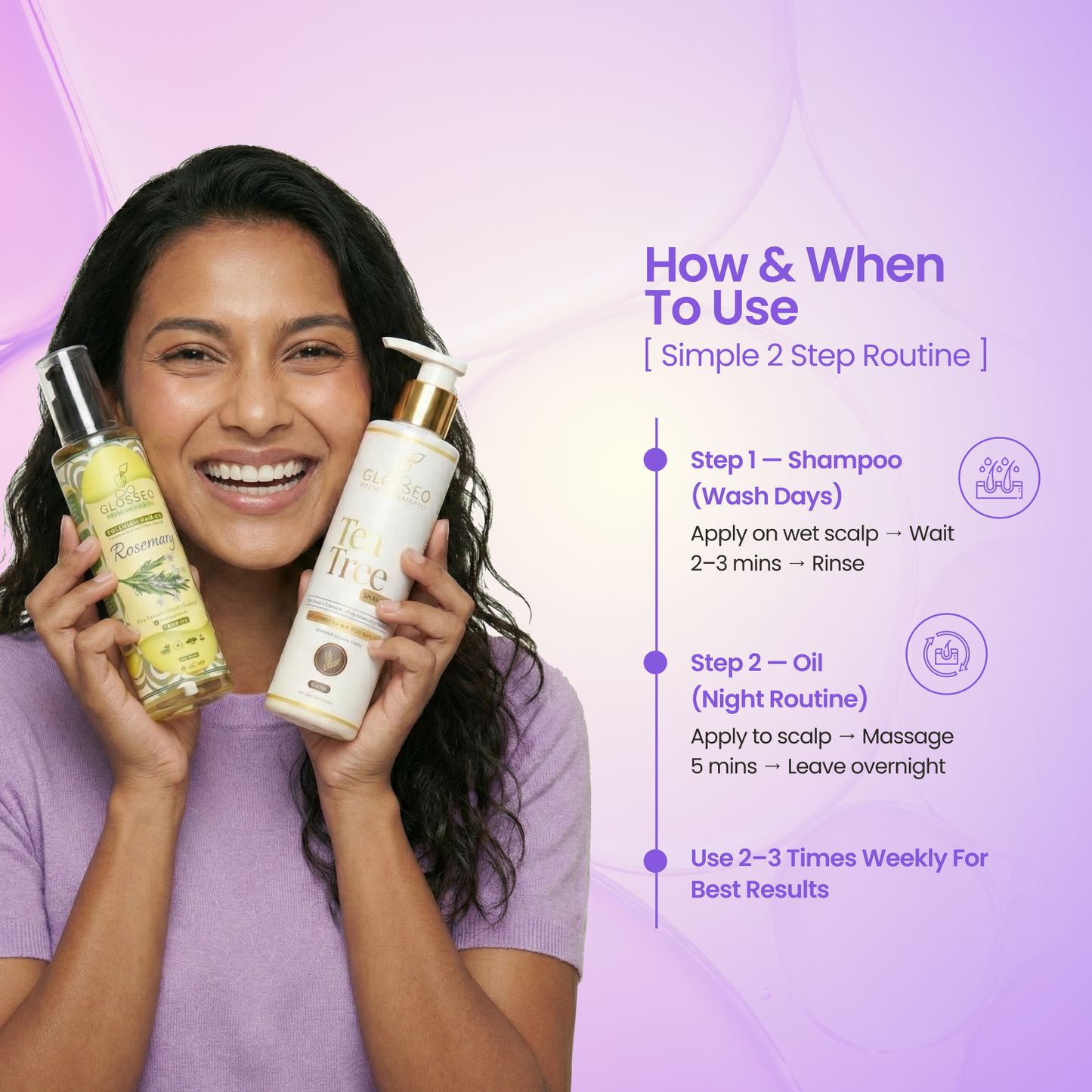 Hair Oil + Shampoo(100 ml + 200 ml)