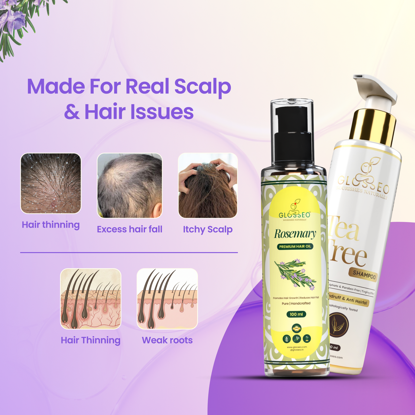 Hair Oil + Shampoo(100 ml + 200 ml)