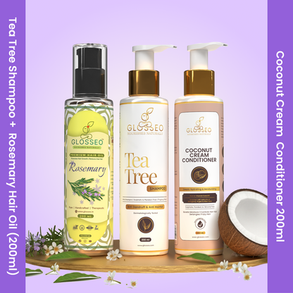 Hair Care Kit(Hair Oil + Shampoo + Conditioner)