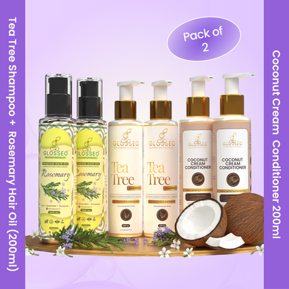 Hair Care Kit(Hair Oil + Shampoo + Conditioner)