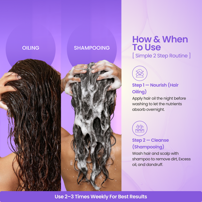 Hair Oil + Shampoo(100 ml + 200 ml)