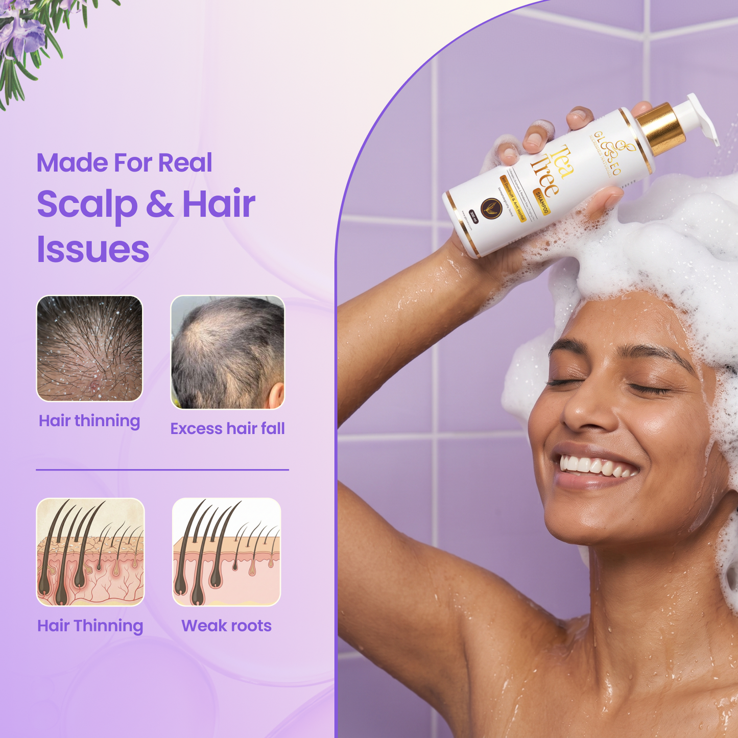Hair Oil + Shampoo (200 ml + 200 ml)