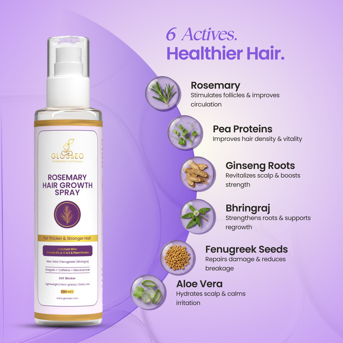 Rosemary Hair Growth Spray - 100 ml