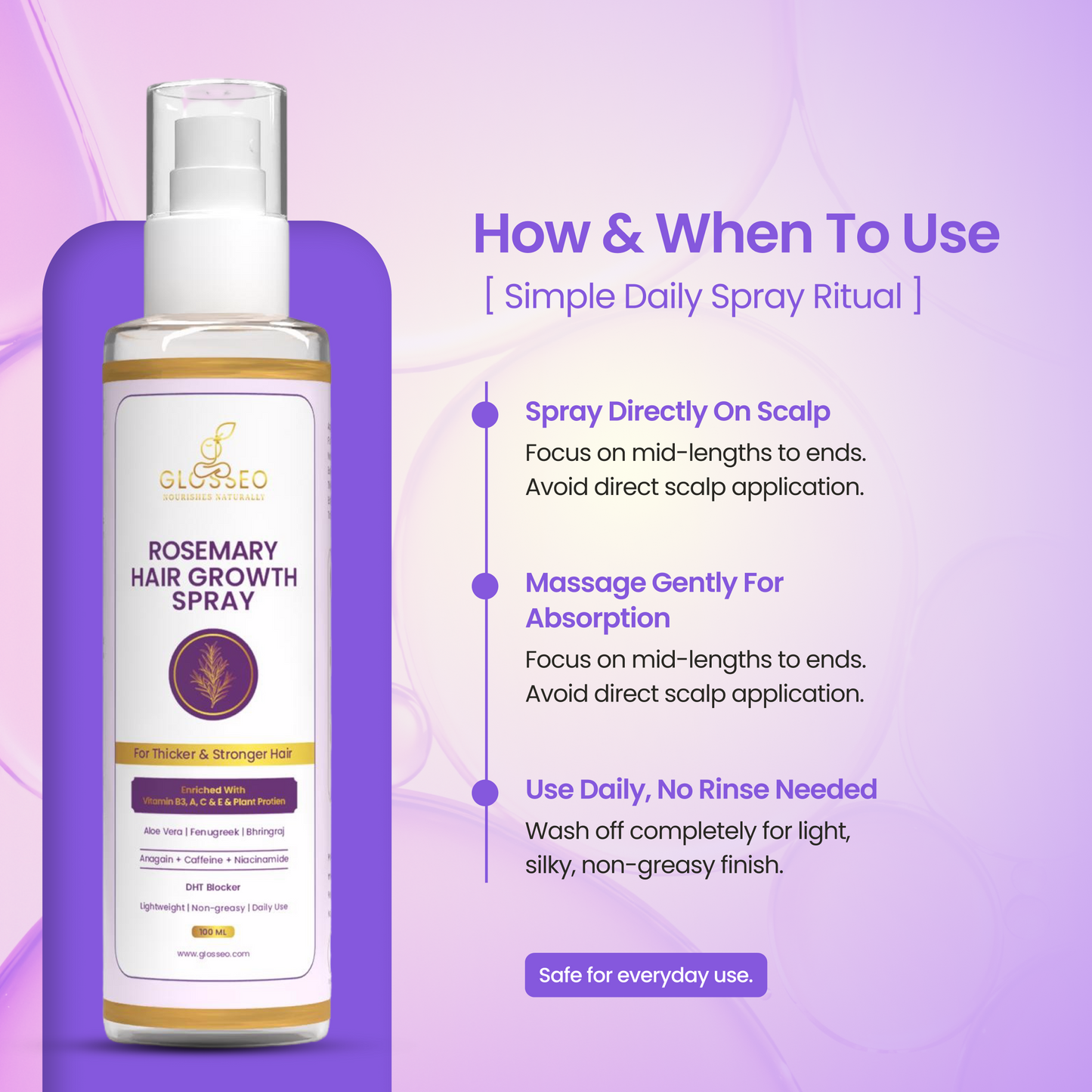 Rosemary Hair Growth Spray - 100 ml