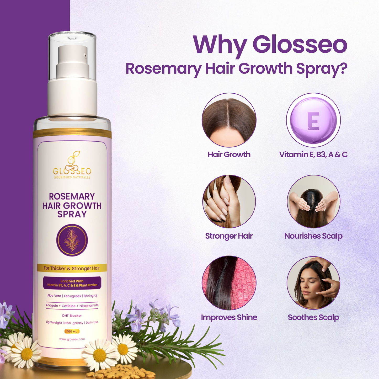 Rosemary Hair Growth Spray