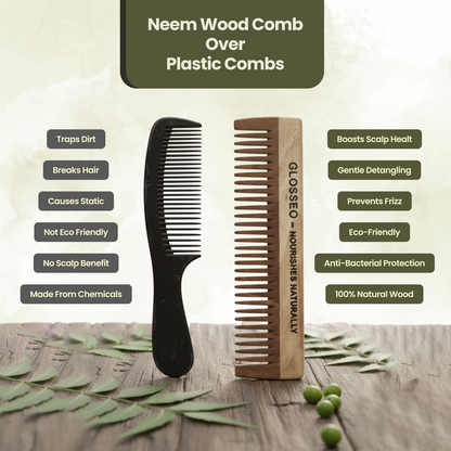 Wooden Neem Comb