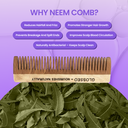 Wooden Neem Comb