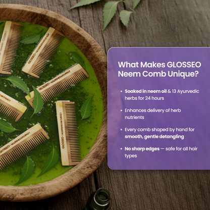 Wooden Neem Comb