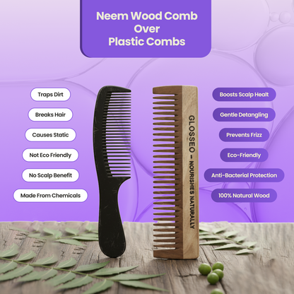Wooden Neem Comb