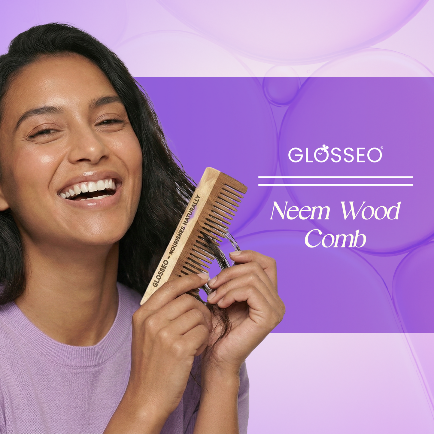 Wooden Neem Comb