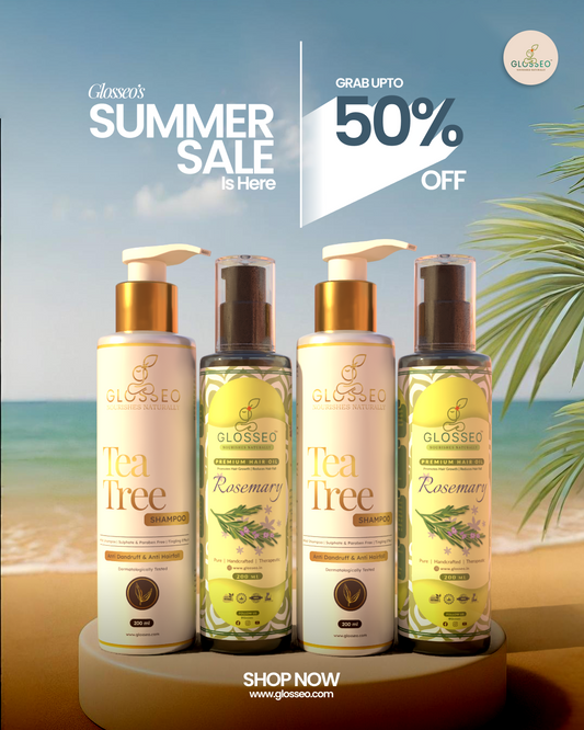 Rosemary Premium Hair Oil & Tea Tree Shampoo (Double Combo)