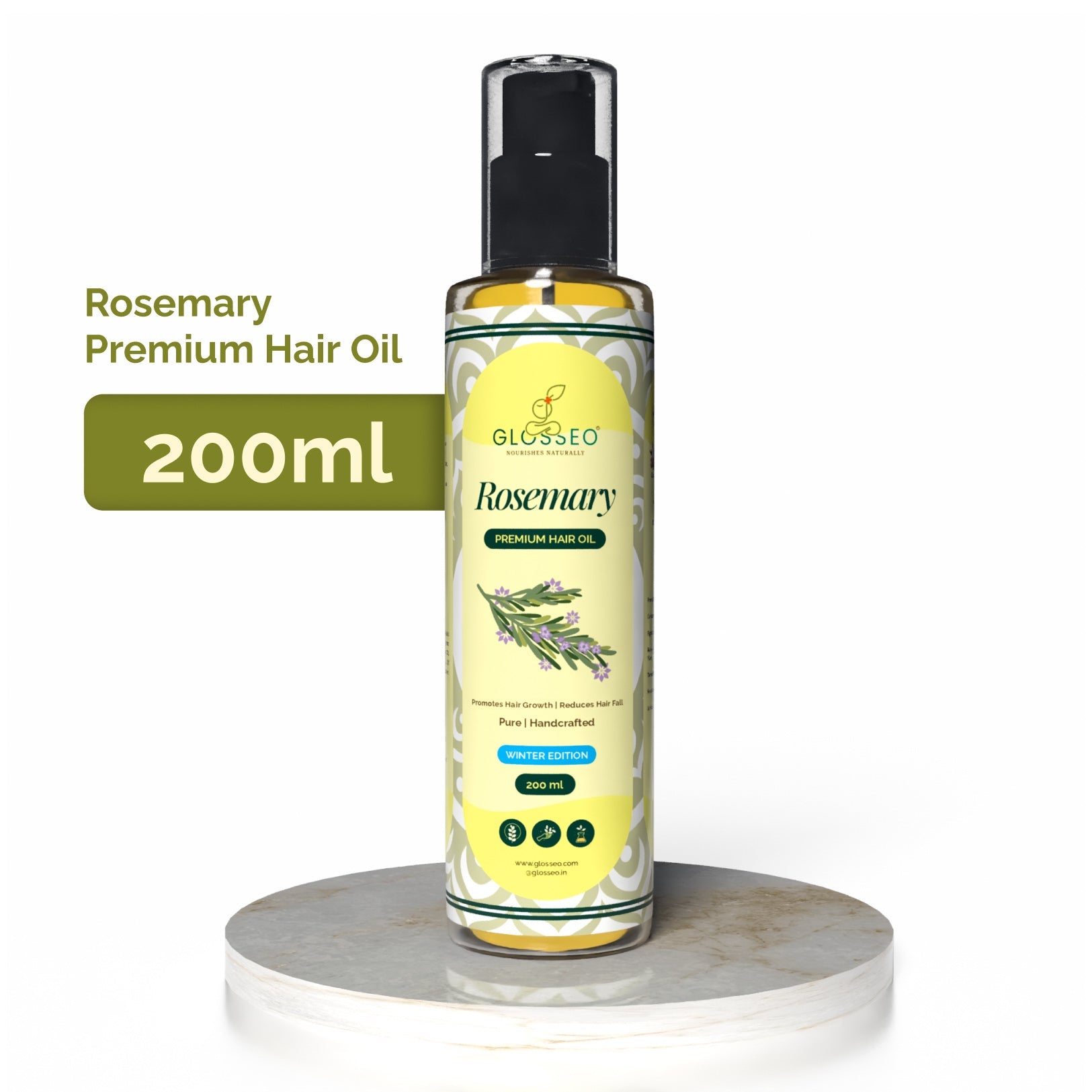 Rosemary Premium Hair Oil - GLOSSEO#