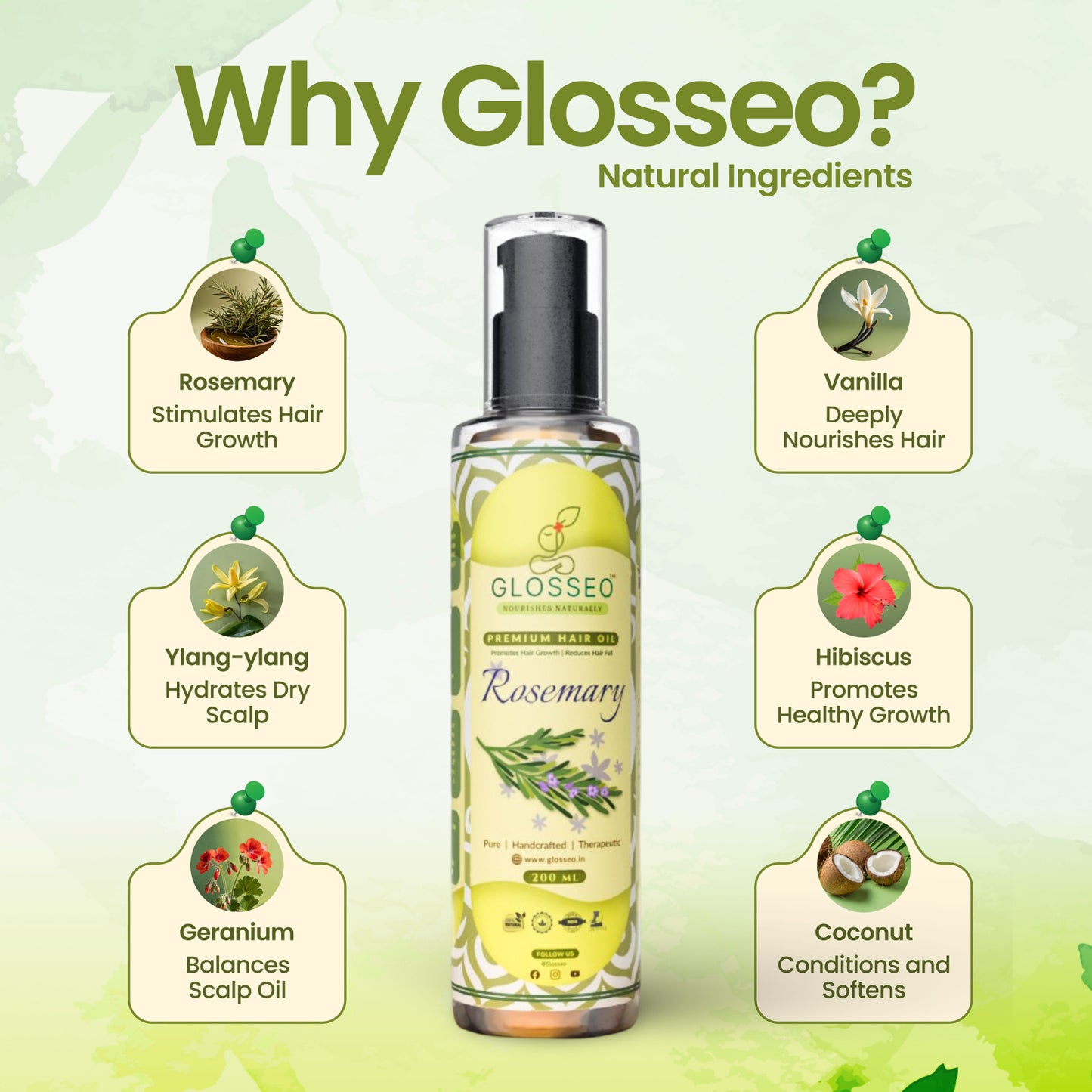 Rosemary Premium Hair Oil - 200 ML