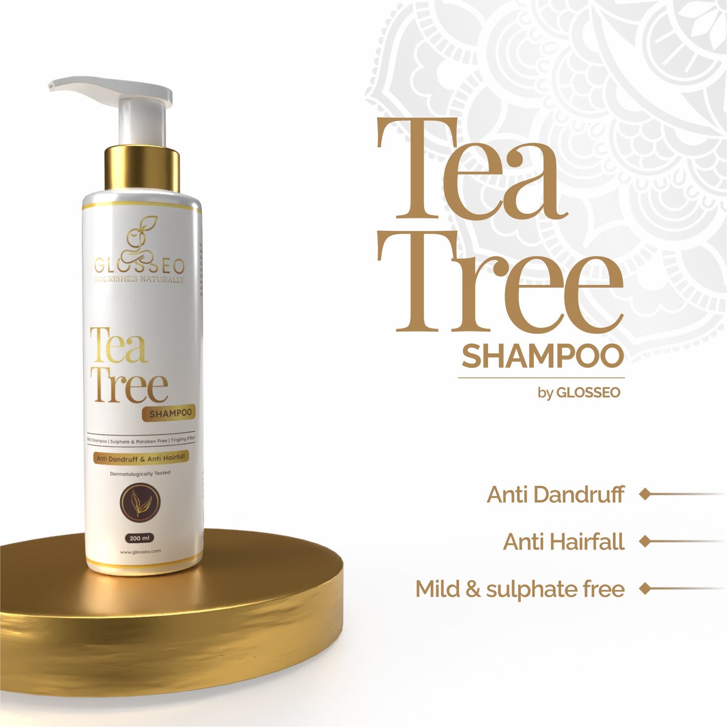 Tea Tree Shampoo - GLOSSEO#