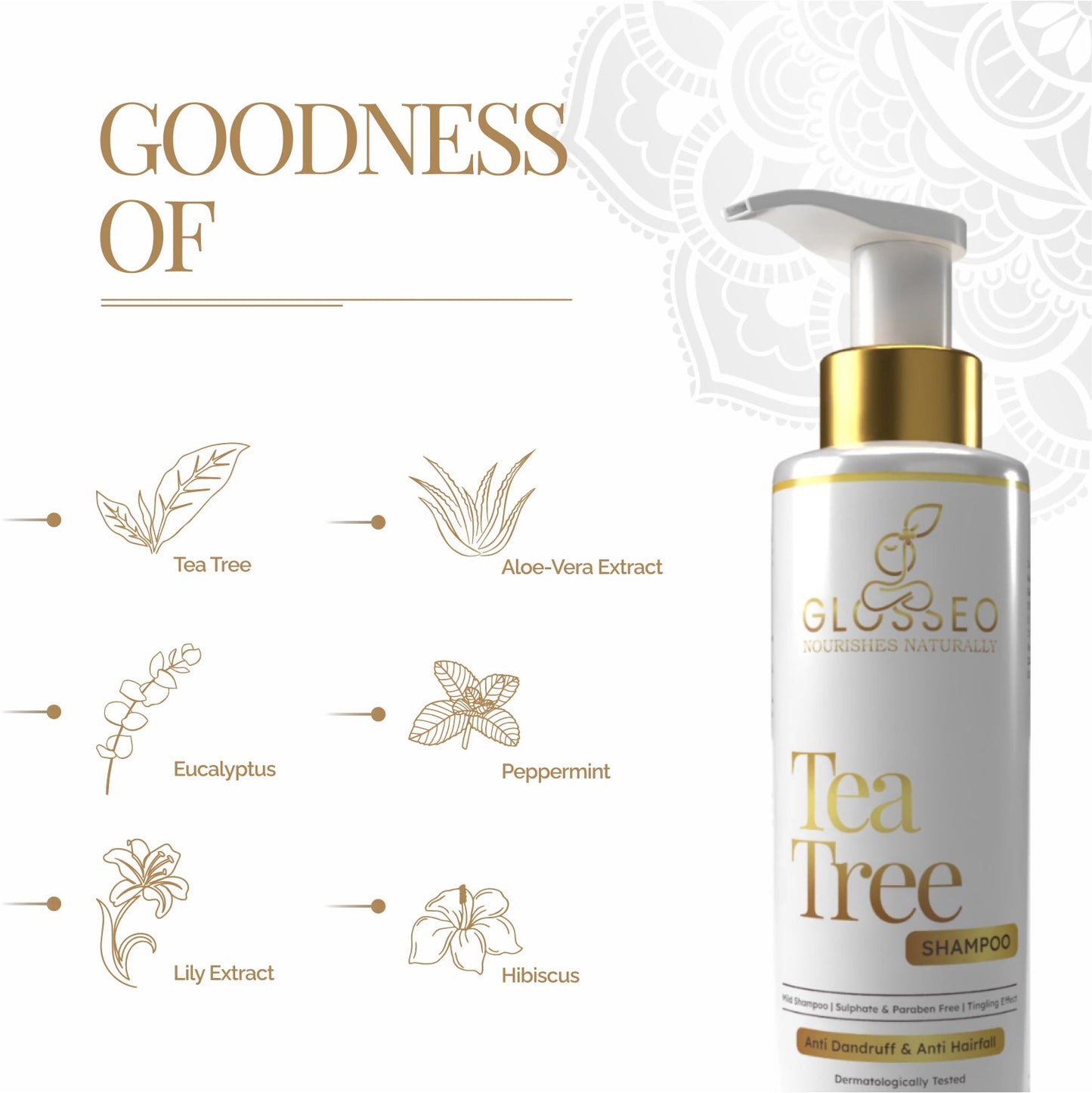 Tea Tree Shampoo - GLOSSEO#